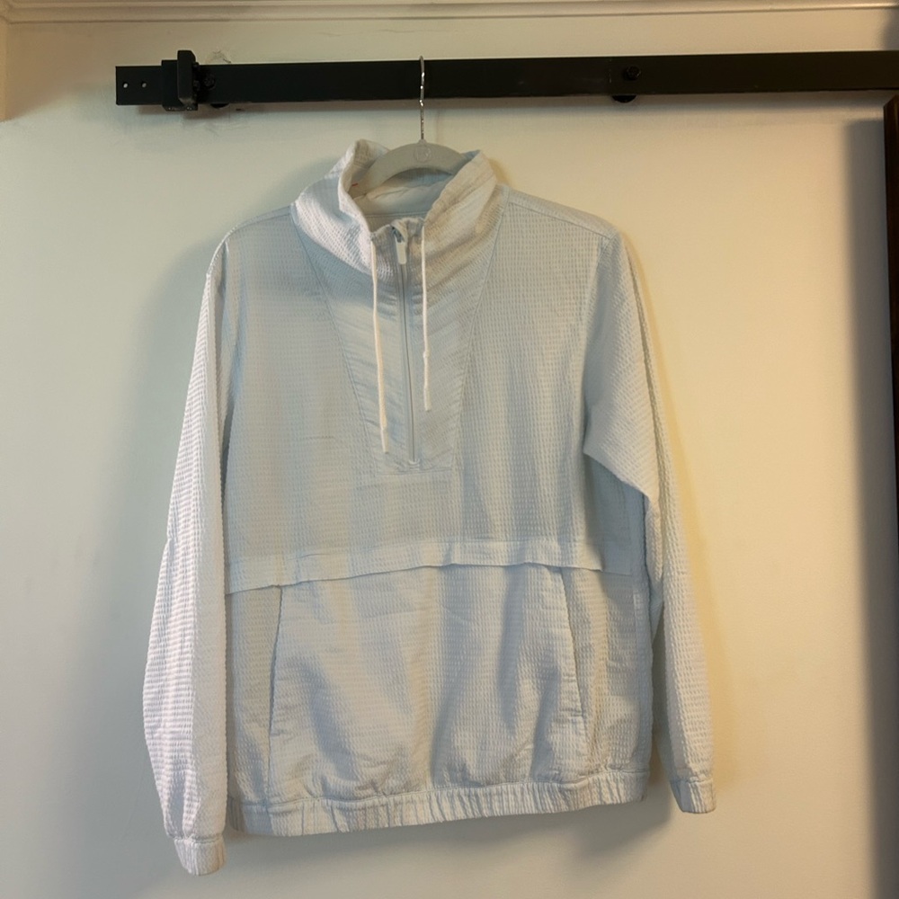 Lululemon Pack Light Pullover Light Blue Size 6 - image 3